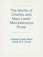 The Works of Charles and Mary Lamb
Miscellaneous Prose