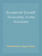 Baumeister Solneß
Schauspiel in drei Aufzügen