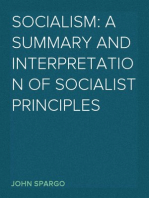 Socialism: A Summary and Interpretation of Socialist Principles