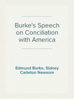 Burke's Speech on Conciliation with America