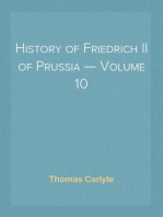 History of Friedrich II of Prussia — Volume 10