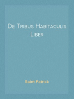 De Tribus Habitaculis Liber