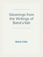 Gleanings from the Writings of Bahá'u'lláh