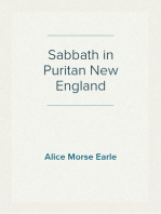 Sabbath in Puritan New England