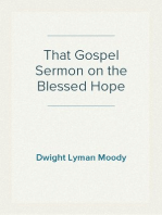 That Gospel Sermon on the Blessed Hope