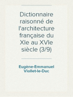 Dictionnaire raisonné de l'architecture française du XIe au XVIe siècle (3/9)