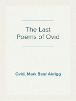 The Last Poems of Ovid