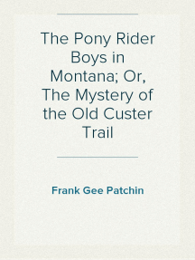 The Pony Rider Boys in Montana; Or, The Mystery of the Old Custer Trail
