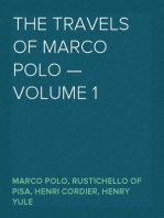 The Travels of Marco Polo — Volume 1
