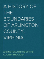 A History of the Boundaries of Arlington County, Virginia