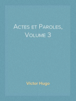 Actes et Paroles, Volume 3