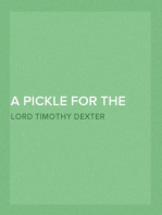 A Pickle For The Knowing Ones
