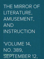 The Mirror of Literature, Amusement, and Instruction
Volume 14, No. 389, September 12, 1829