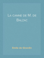 La canne de M. de Balzac