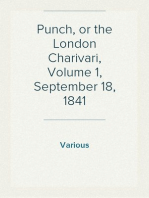 Punch, or the London Charivari, Volume 1, September 18, 1841