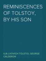 Reminiscences of Tolstoy, by His Son