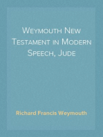 Weymouth New Testament in Modern Speech, Jude