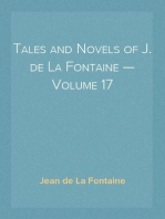 Tales and Novels of J. de La Fontaine — Volume 17