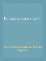 Formules pour l'esprit