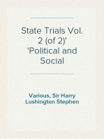 State Trials Vol. 2 (of 2)
Political and Social
