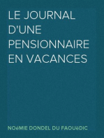 Le journal d'une pensionnaire en vacances