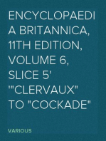 Encyclopaedia Britannica, 11th Edition, Volume 6, Slice 5
"Clervaux" to "Cockade"