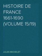 Histoire de France 1661-1690 (Volume 15/19)