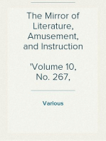 The Mirror of Literature, Amusement, and Instruction
Volume 10, No. 267, August 4, 1827