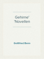 Gehirne
Novellen