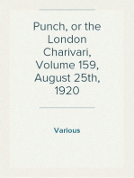 Punch, or the London Charivari, Volume 159, August 25th, 1920
