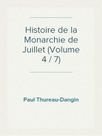 Histoire de la Monarchie de Juillet (Volume 4 / 7)