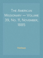 The American Missionary — Volume 39, No. 11, November, 1885