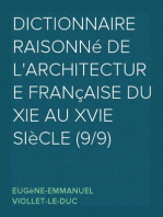 Dictionnaire raisonné de l'architecture française du XIe au XVIe siècle (9/9)