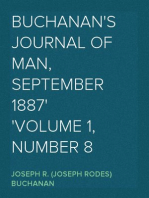 Buchanan's Journal of Man, September 1887
Volume 1, Number 8