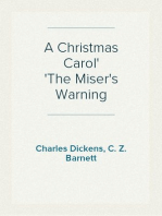 A Christmas Carol The Miser's Warning