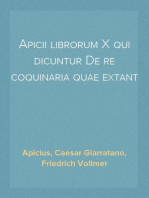 Apicii librorum X qui dicuntur De re coquinaria quae extant