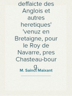Advis de la deffaicte des Anglois et autres heretiques
venuz en Bretaigne, pour le Roy de Navarre, pres Chasteau-bourg.