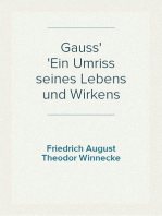 Gauss
Ein Umriss seines Lebens und Wirkens