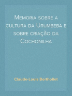 Memoria sobre a cultura da Urumbeba e sobre criação da Cochonilha