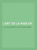 L'art de la mise en scène
Essai d'esthétique théâtrale