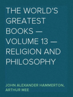 The World's Greatest Books — Volume 13 — Religion and Philosophy