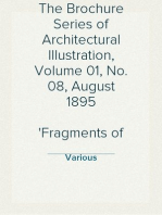 The Brochure Series of Architectural Illustration, Volume 01, No. 08, August 1895
Fragments of Greek Detail