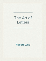 The Art of Letters