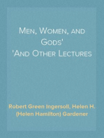 Men, Women, and Gods
And Other Lectures