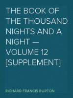 The Book of the Thousand Nights and a Night — Volume 12 [Supplement]