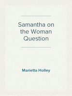 Samantha on the Woman Question