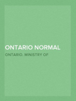 Ontario Normal School Manuals: Science of Education