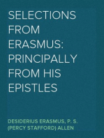 Selections from Erasmus: Principally from his Epistles