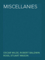 Miscellanies