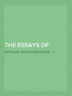 The Essays of Arthur Schopenhauer